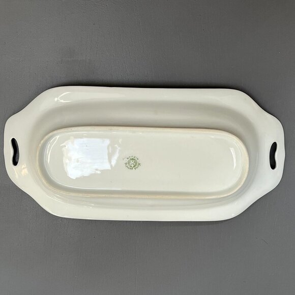 Vintage Nippon Hand Painted Porcelain‎ Celery Dish Gilded Gilt Gold Japan Floral - Picture 6 of 6